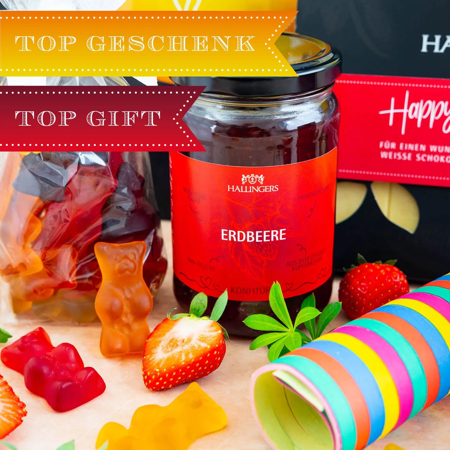 Mit dem Set verschenken Sie Luxus pur! Für ein neues Kapitel im Leben des Paares!