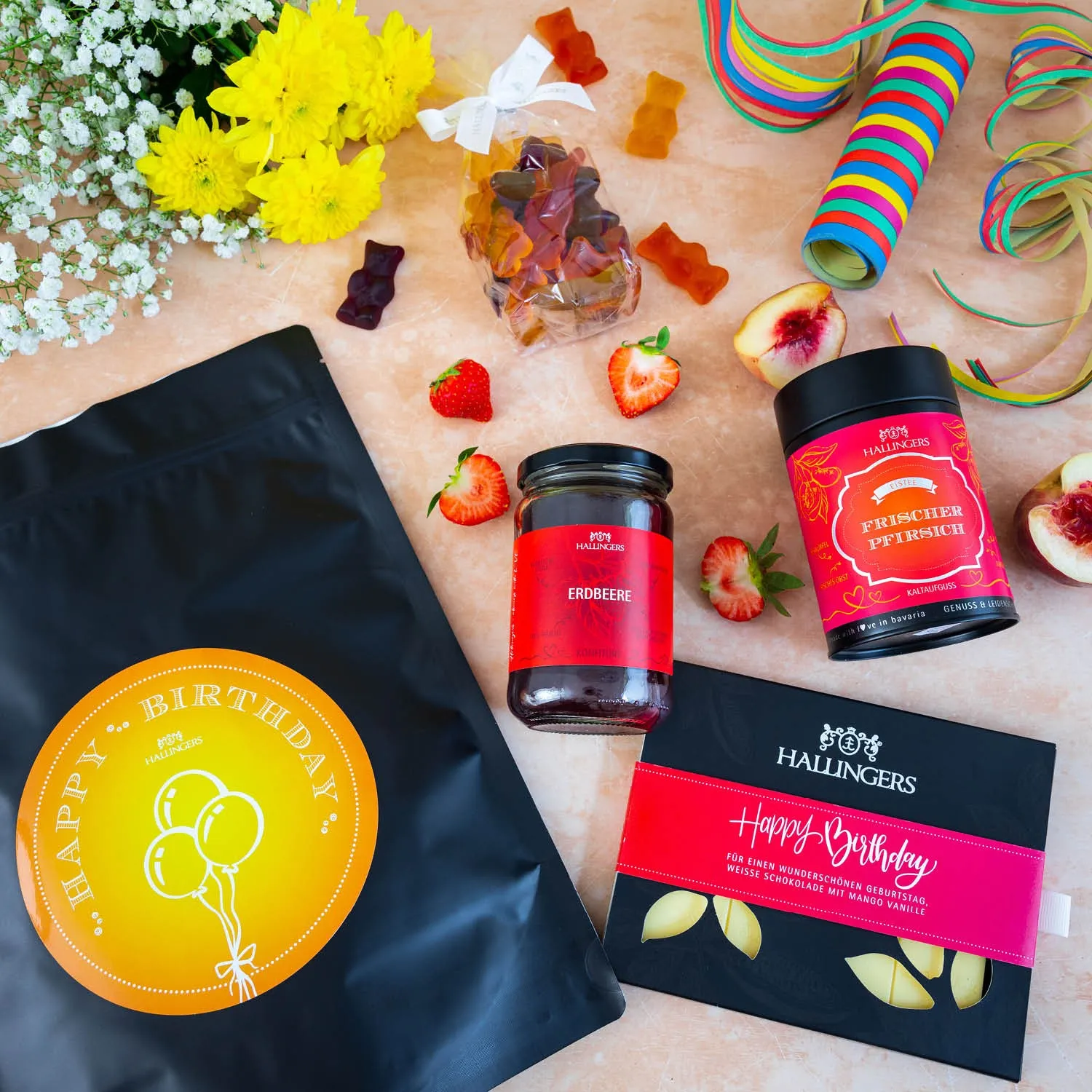 Happy Birthday Yellow XXl (Geschenkkorb)