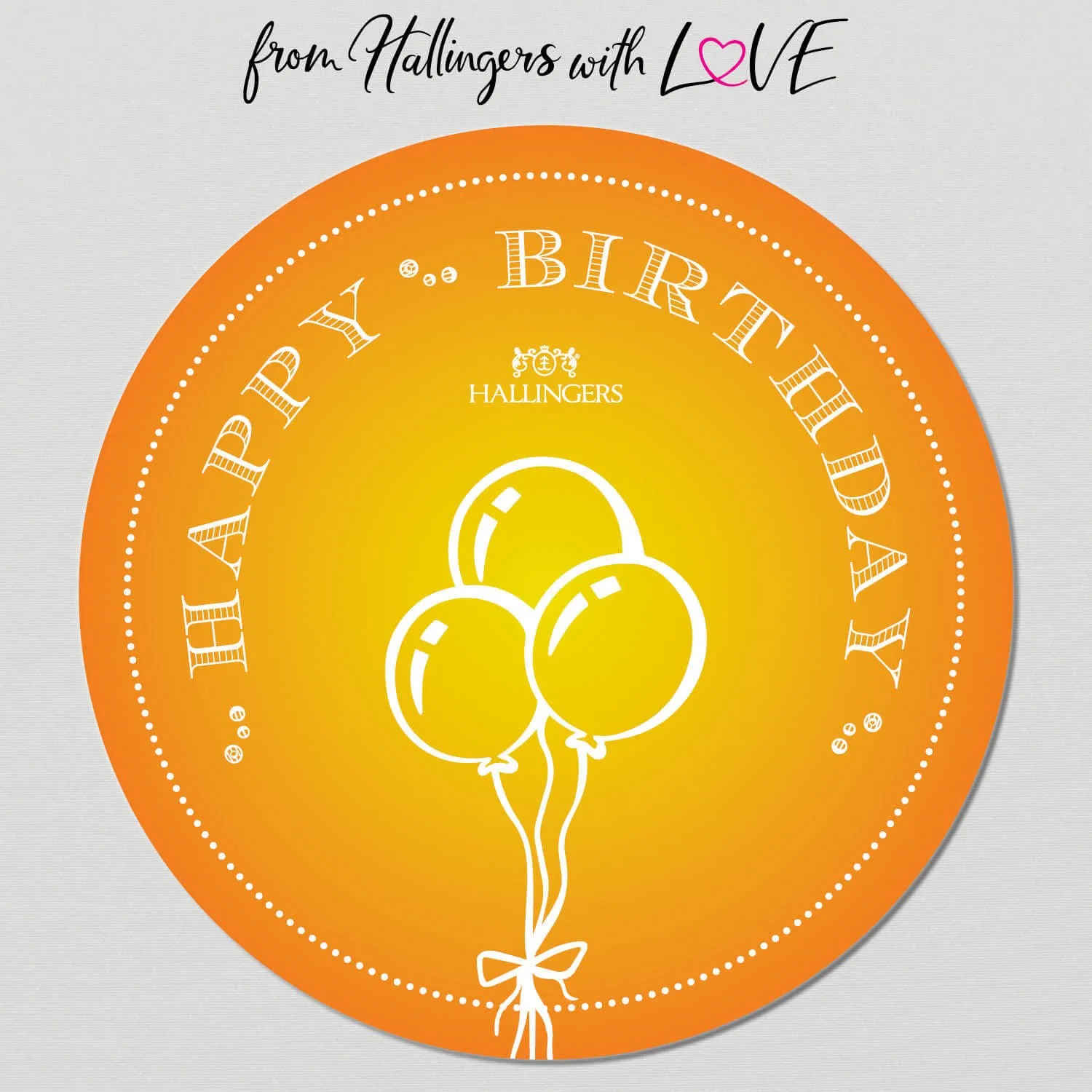 Happy Birthday Yellow XXl (Geschenkkorb)