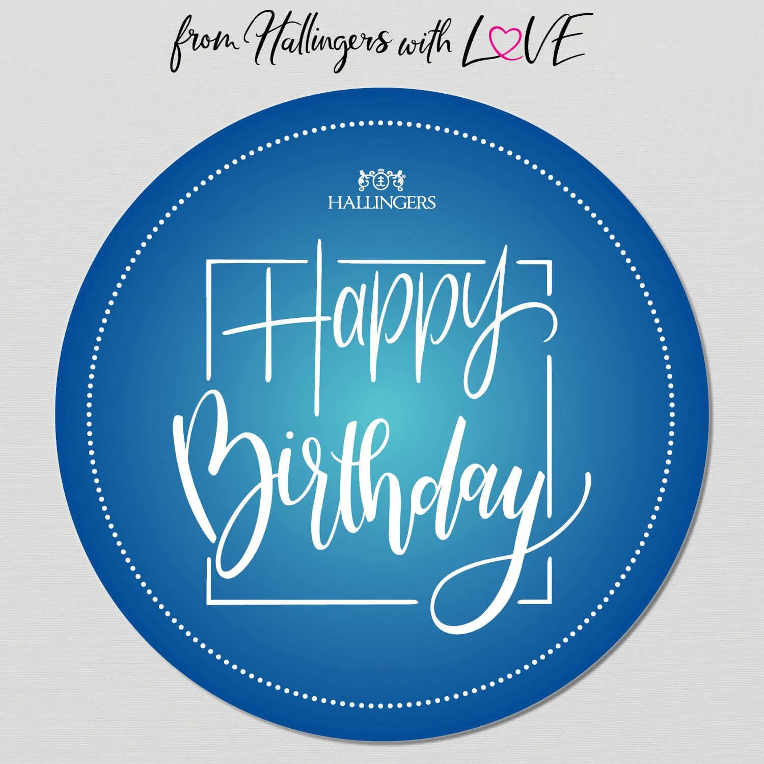 Happy Birthday Blue XXL (Geschenkkorb)