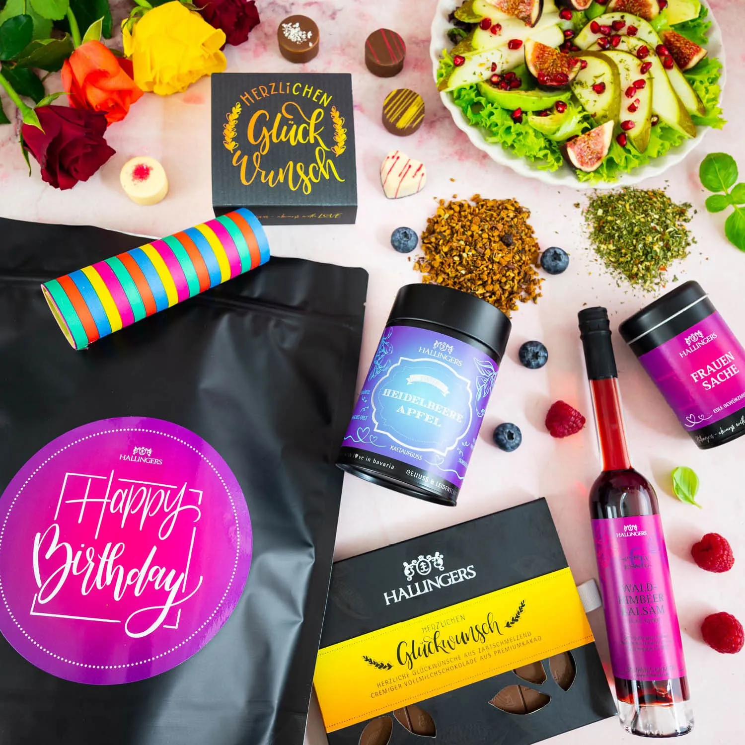 Happy Birthday Pink XXL (Geschenkkorb)
