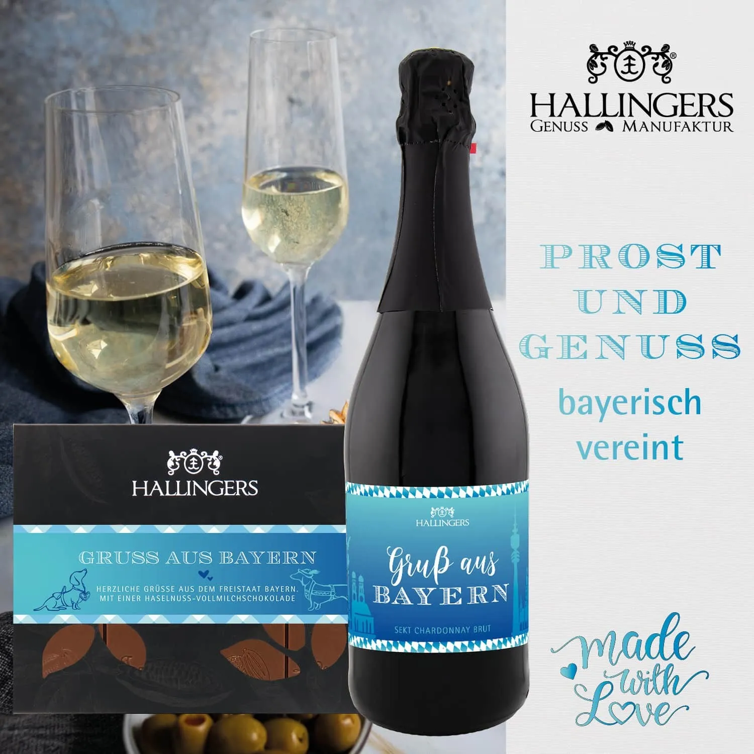 Das ideale Geschenk für Genießer! Mit diesem Set verschenken Sie Luxus pur!