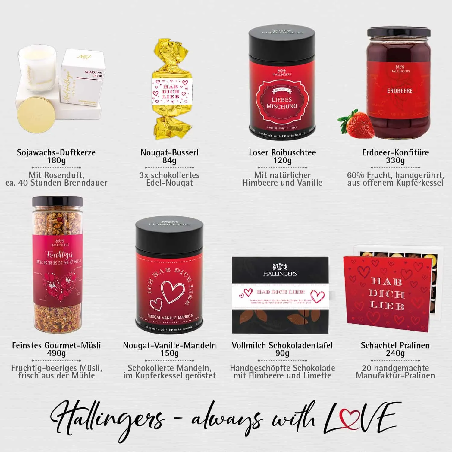 Hab dich lieb (Geschenkkorb)