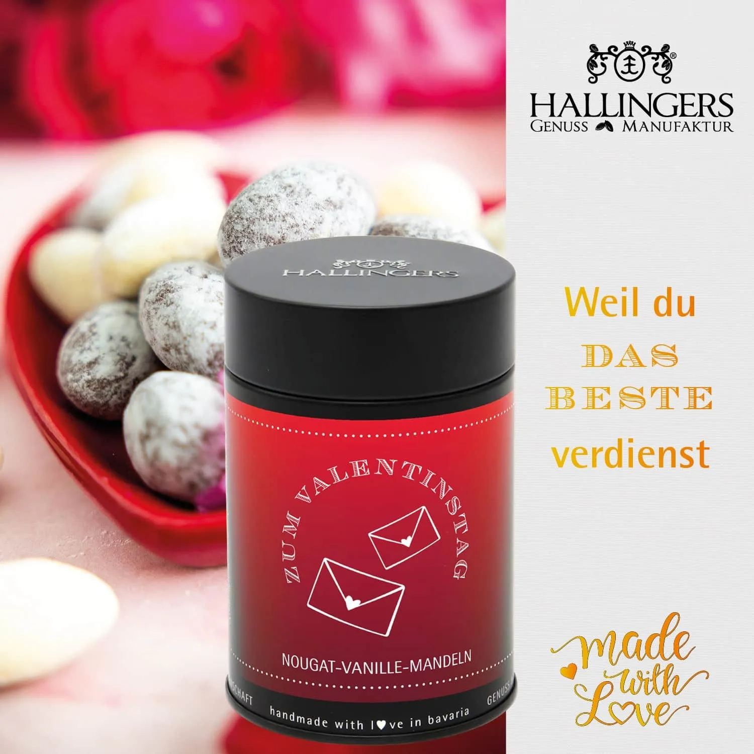 Verwöhnen Sie Ihren Schatz! Mit dieser Geschenkebox aus unserer Manufaktur. Im Herzen von Bayern mit Liebe verpackt!