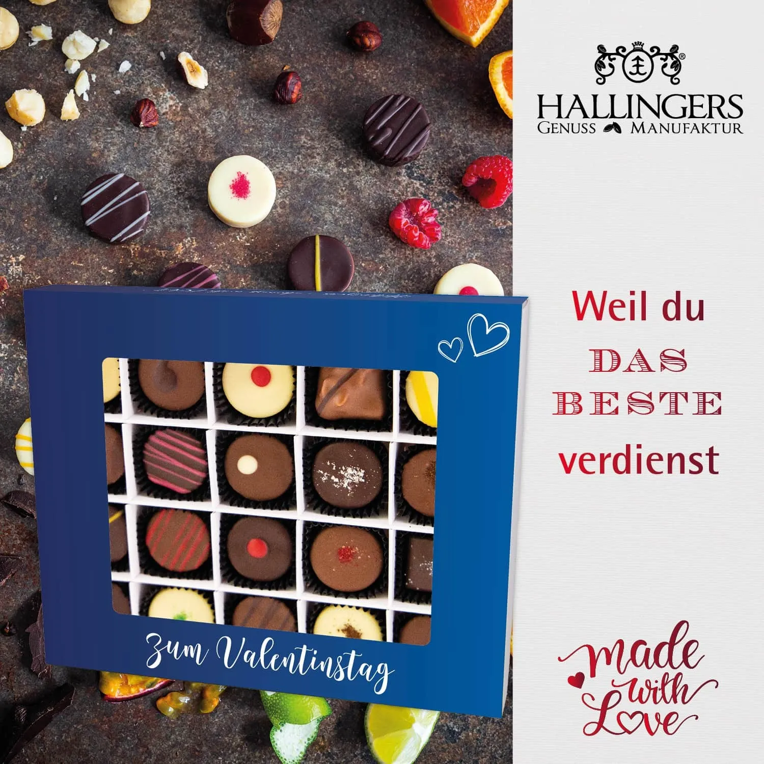 Verwöhnen Sie Ihren Schatz! Mit dieser Geschenkebox aus unserer Manufaktur. Im Herzen von Bayern mit Liebe verpackt!