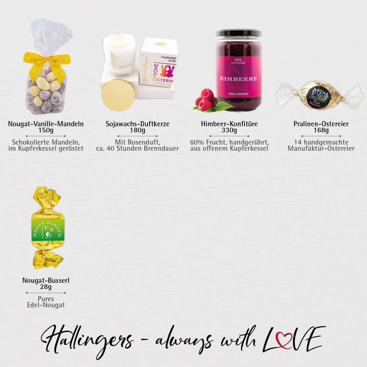 Gruß vom Osterhasen orange (Geschenkkorb)