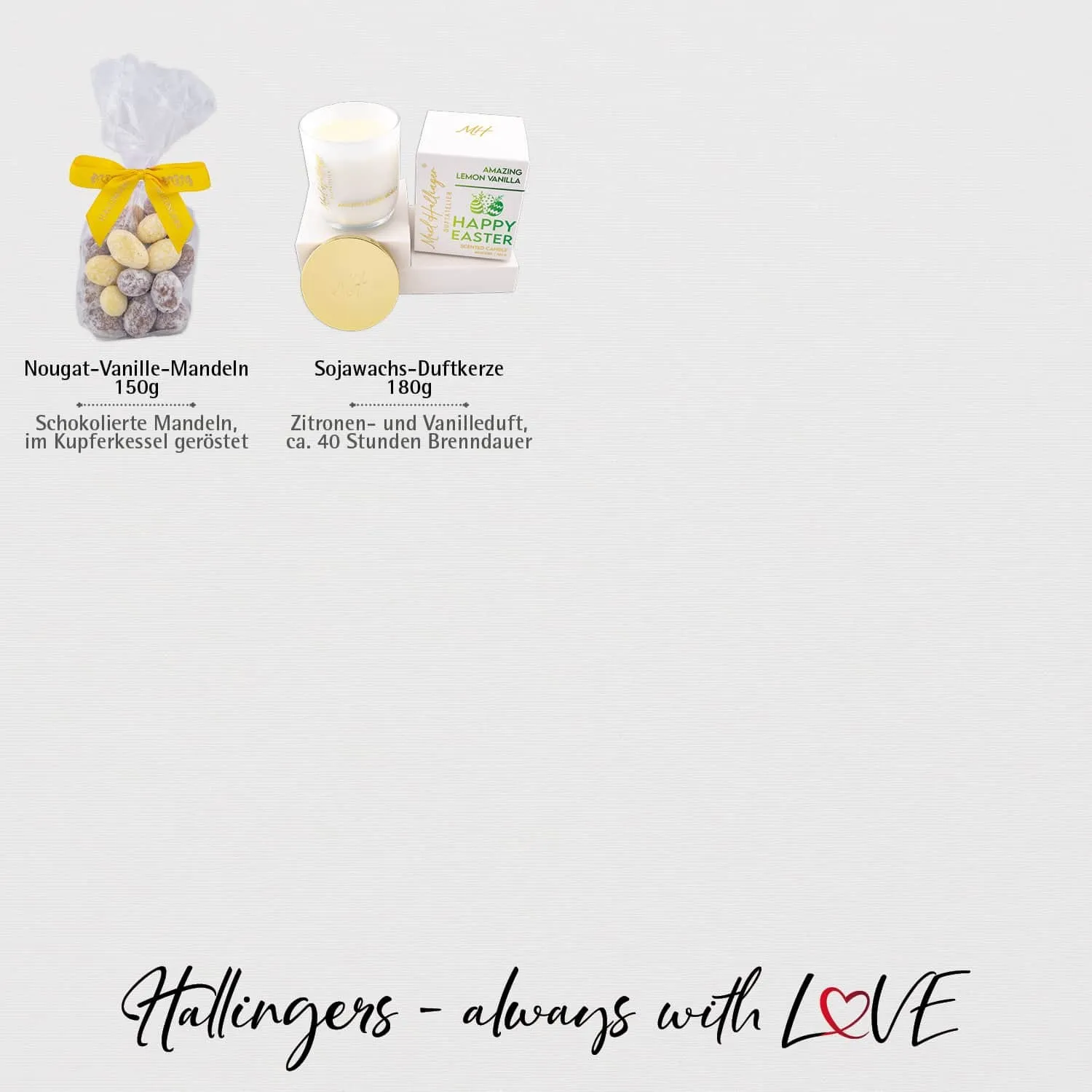 Gruß vom Osterhasen green (Geschenkkorb)