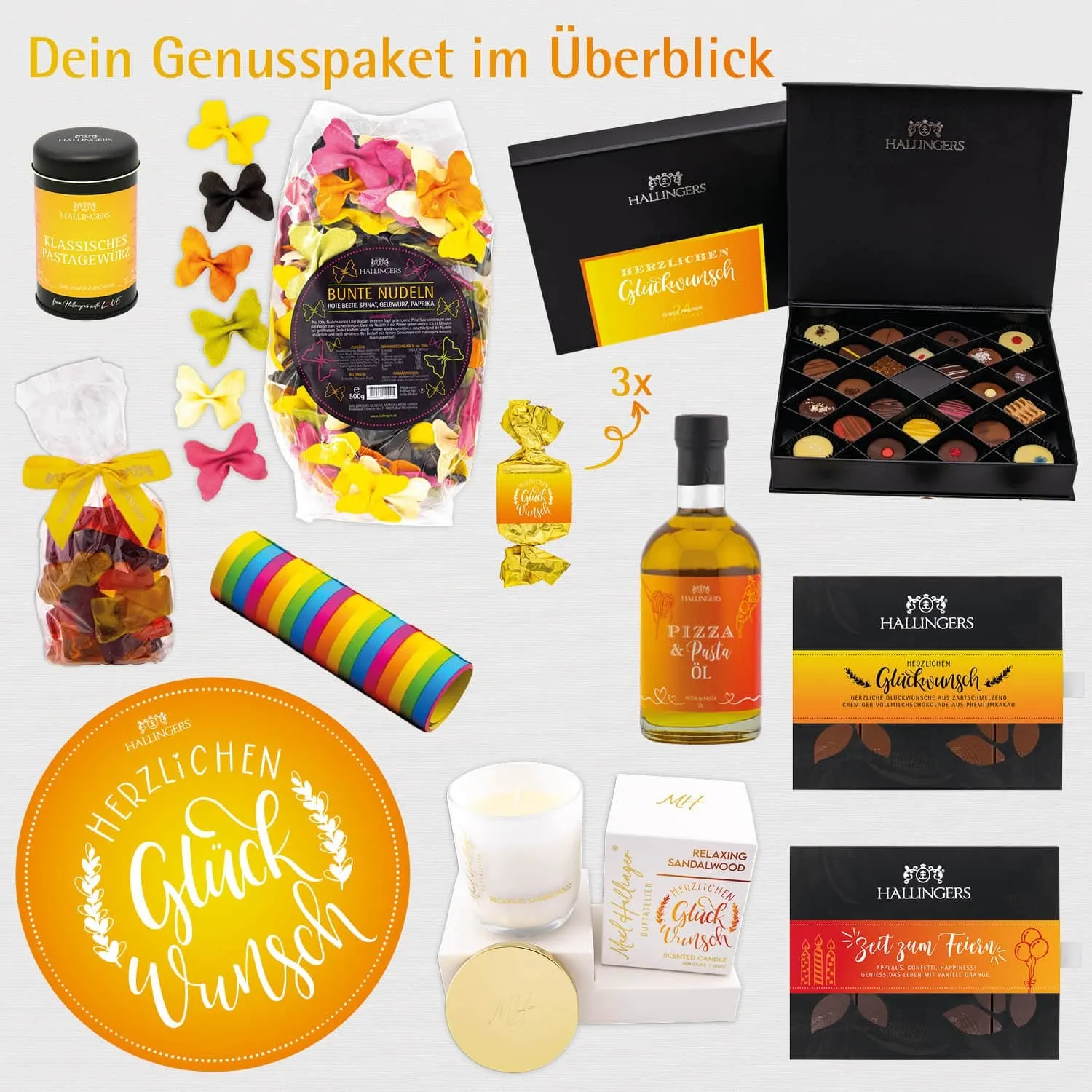 Herzlichen Glückwunsch (Geschenkkorb)