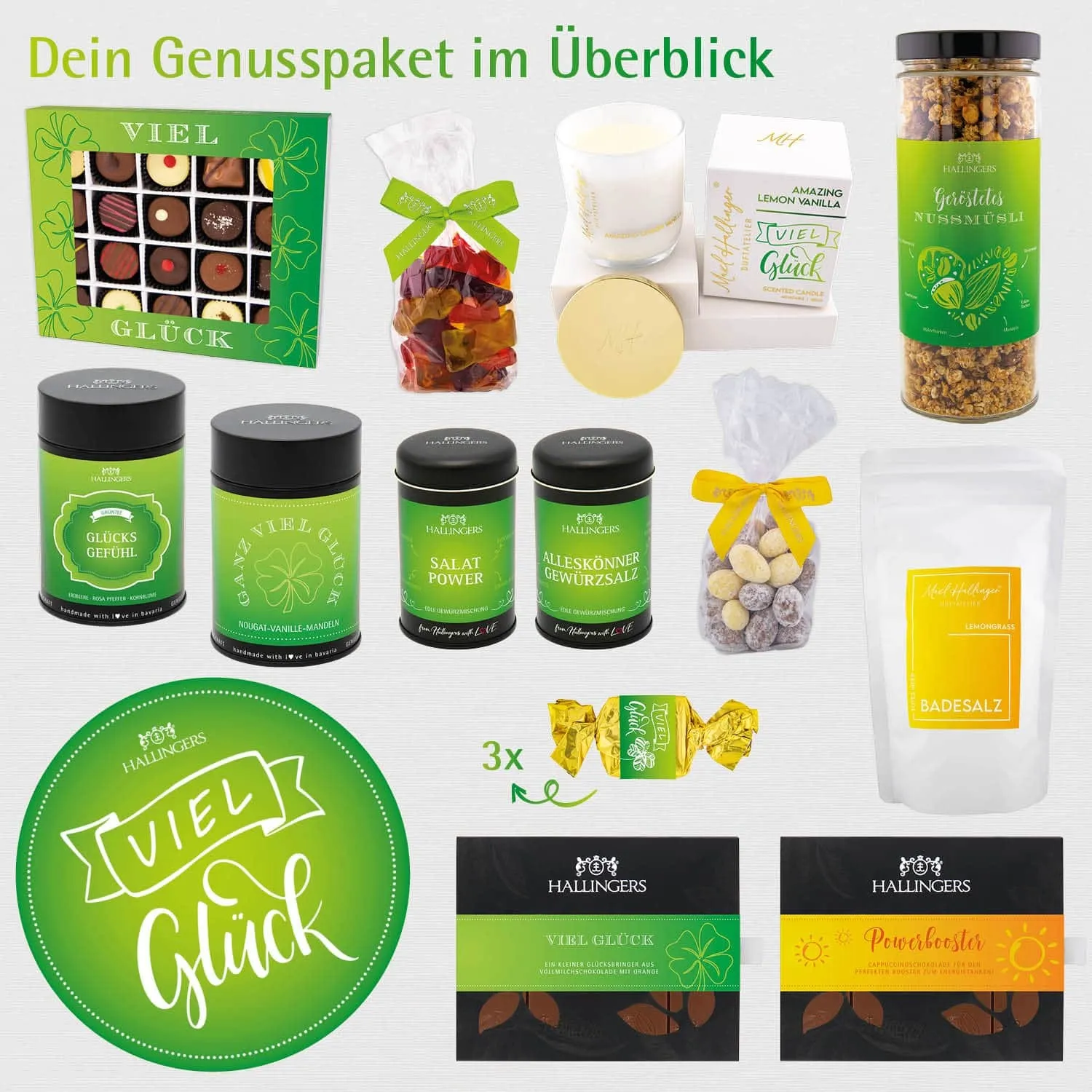 Viel Glück (Geschenkkorb)