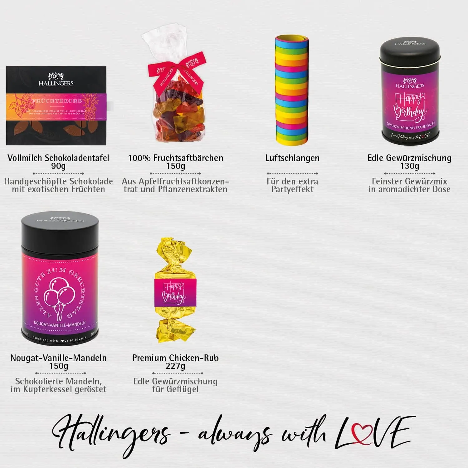 Happy birthday pink (Geschenkkorb)