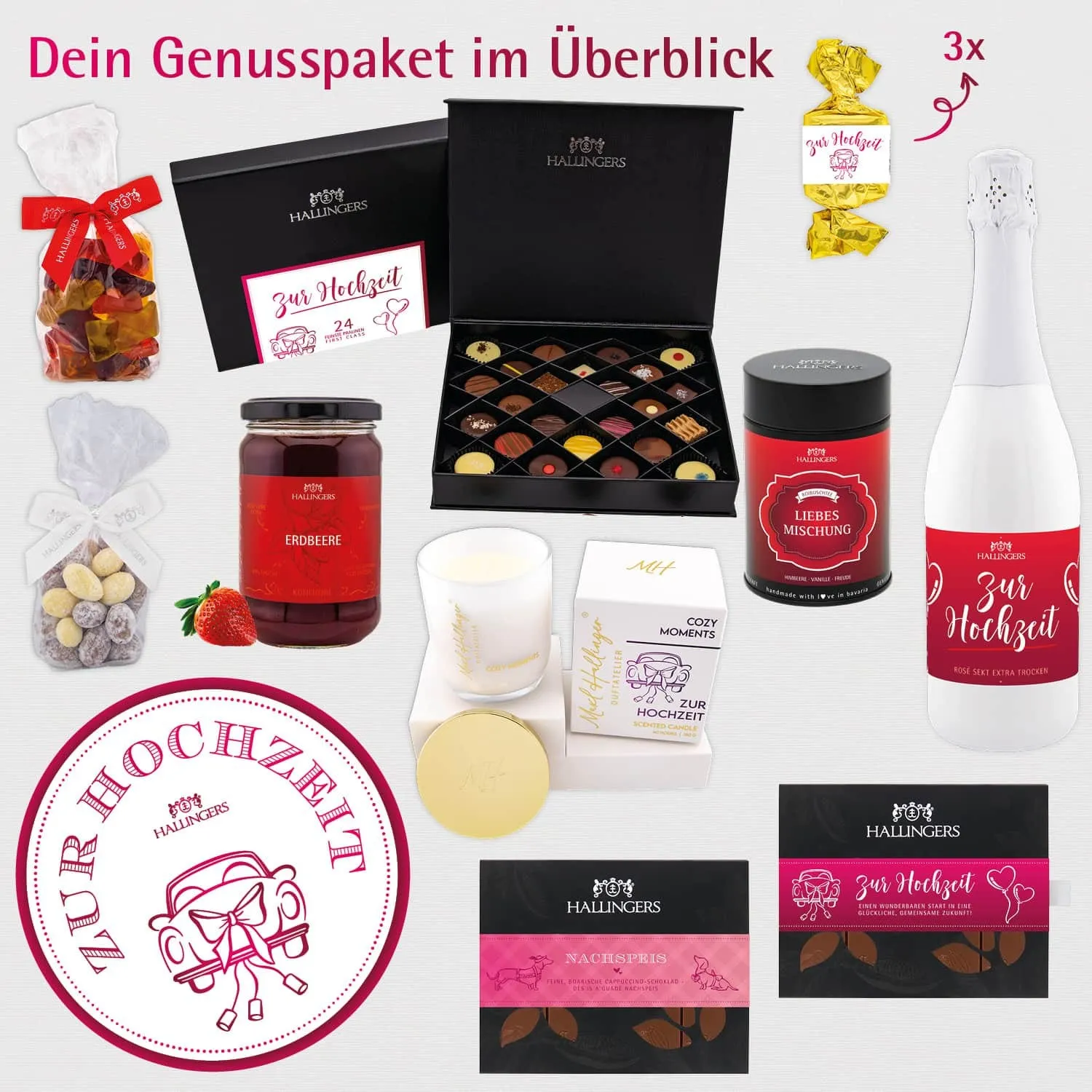 Zur Hochzeit (Geschenkkorb)