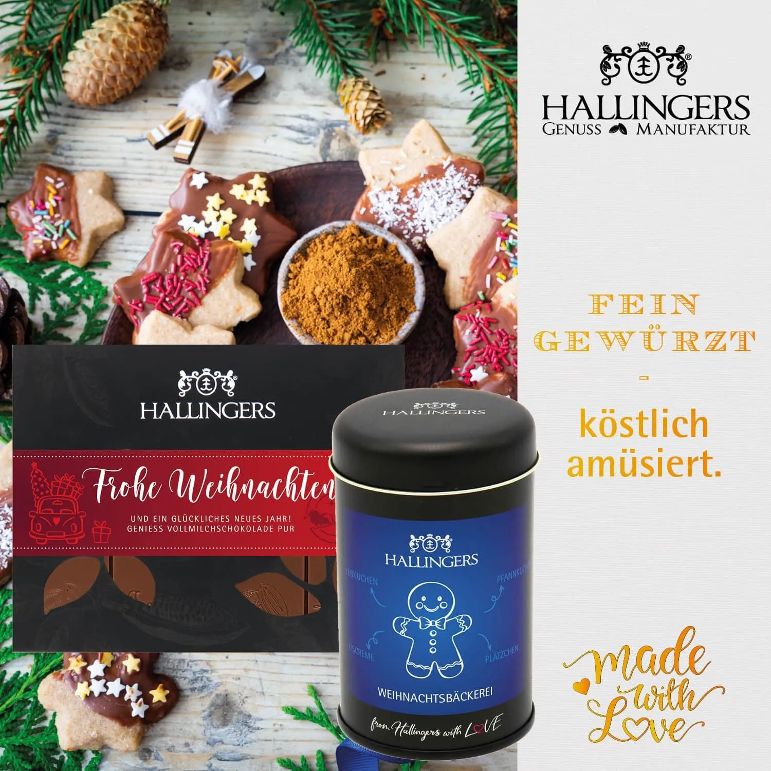 Danke & Frohe Weihnachten (Geschenkkorb)