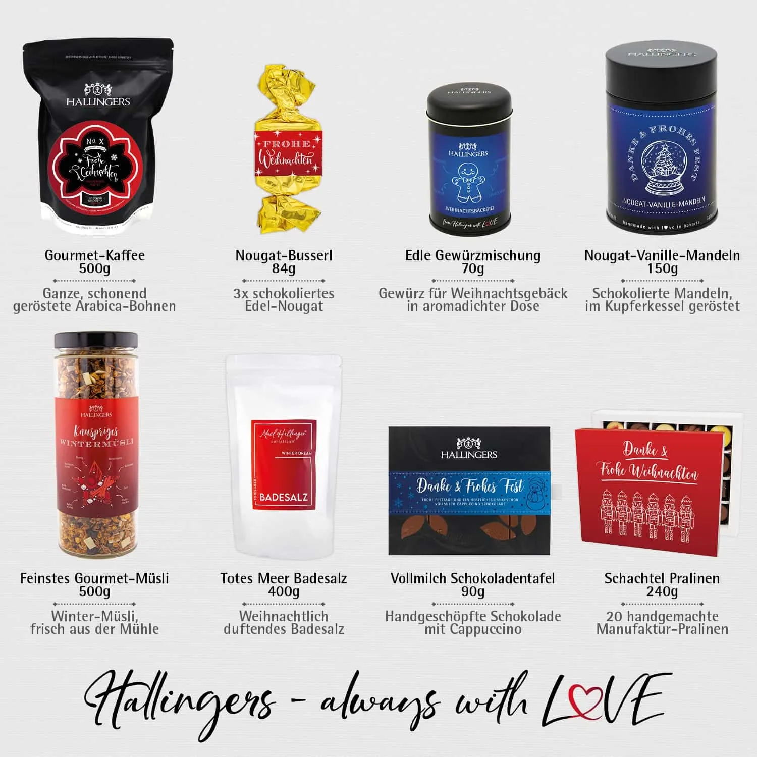 Danke & Frohe Weihnachten (Geschenkkorb)