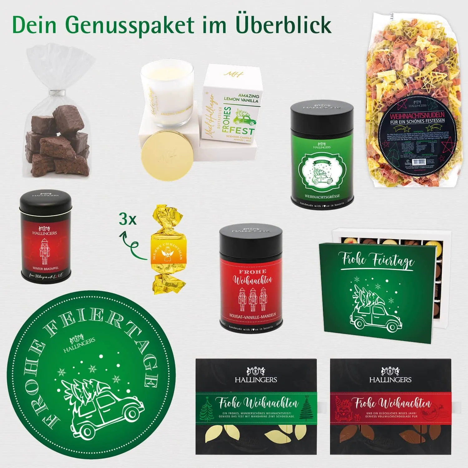 Frohe Feiertage (Geschenkkorb)