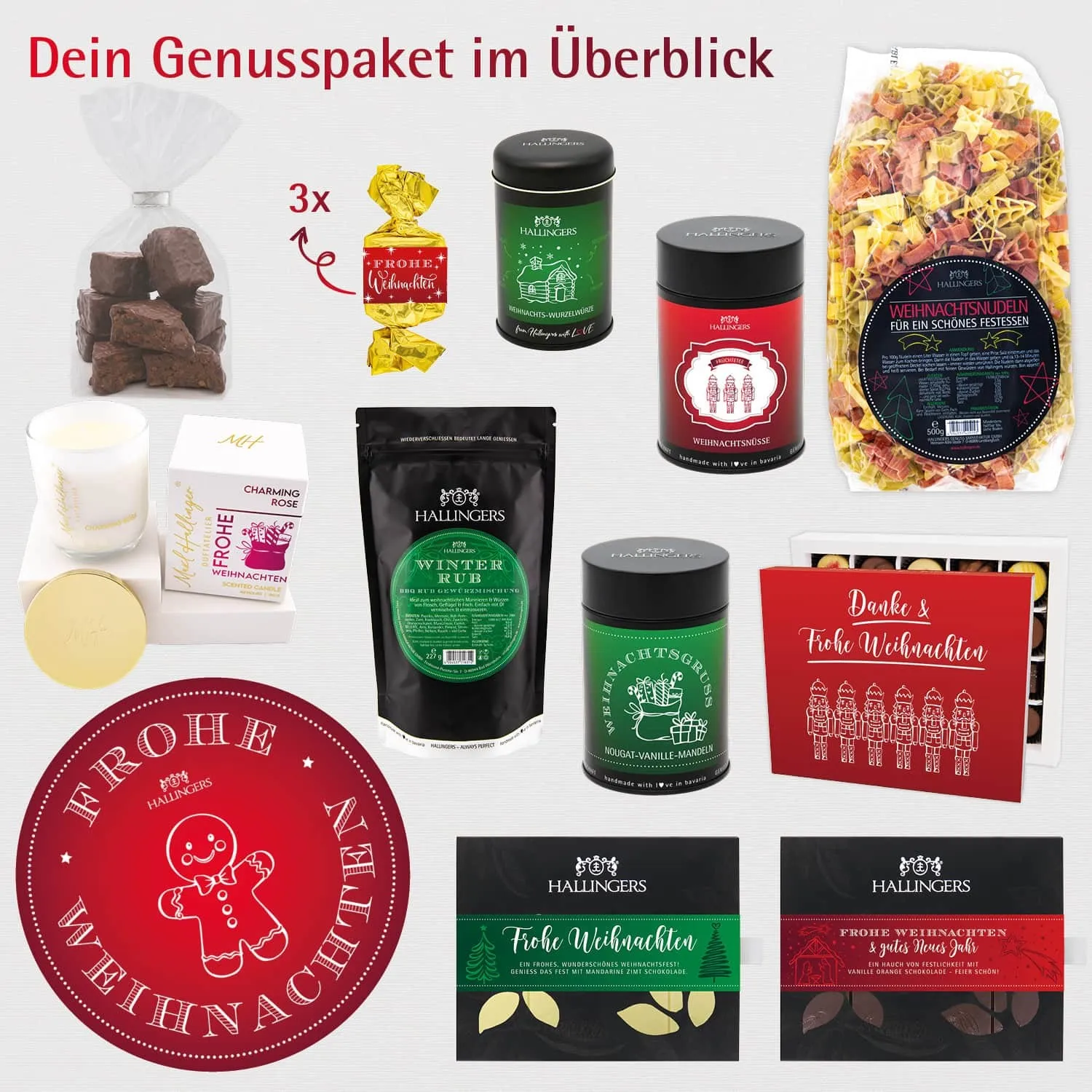 Frohe Weihnachten (Geschenkkorb)