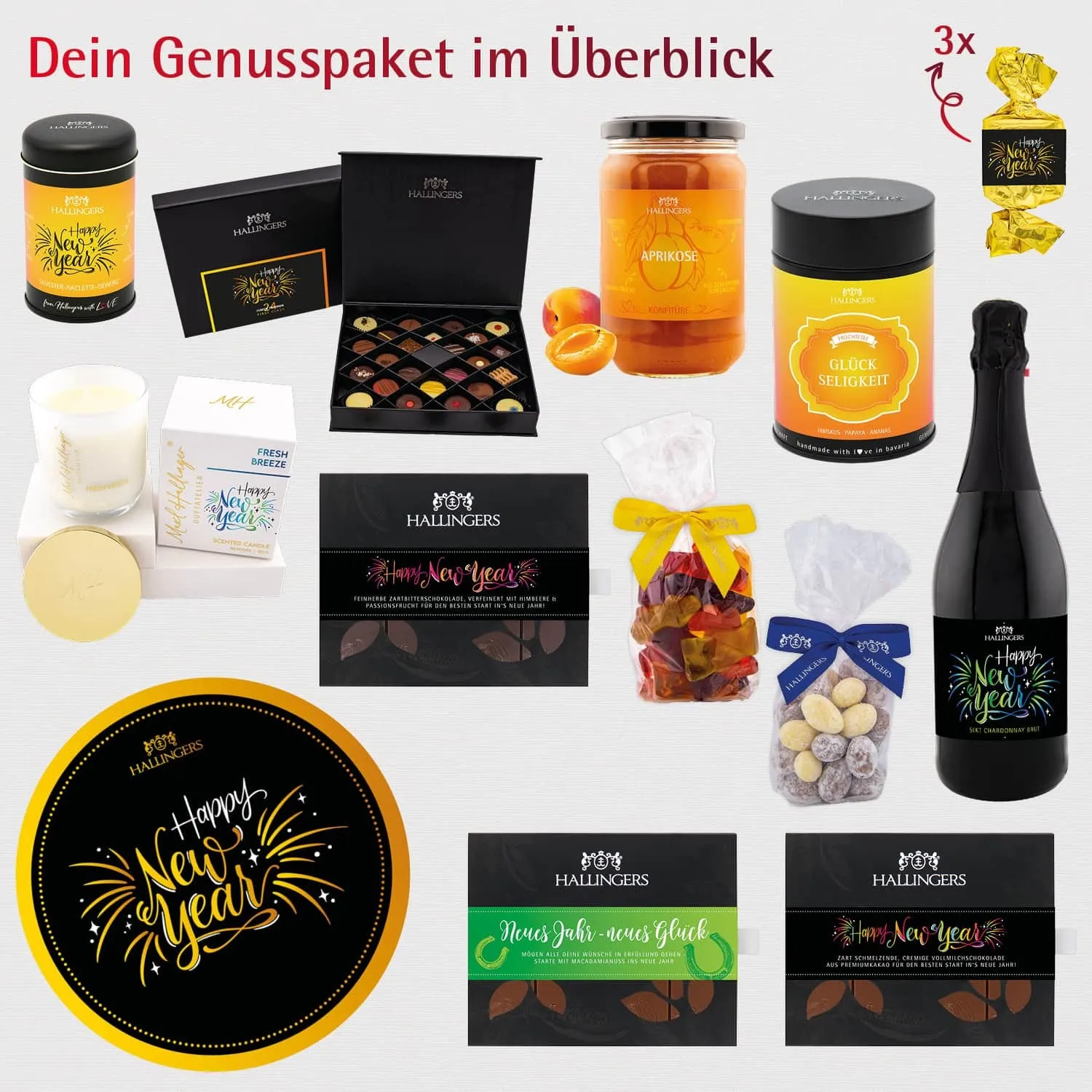 Happy New Year (Geschenkkorb)