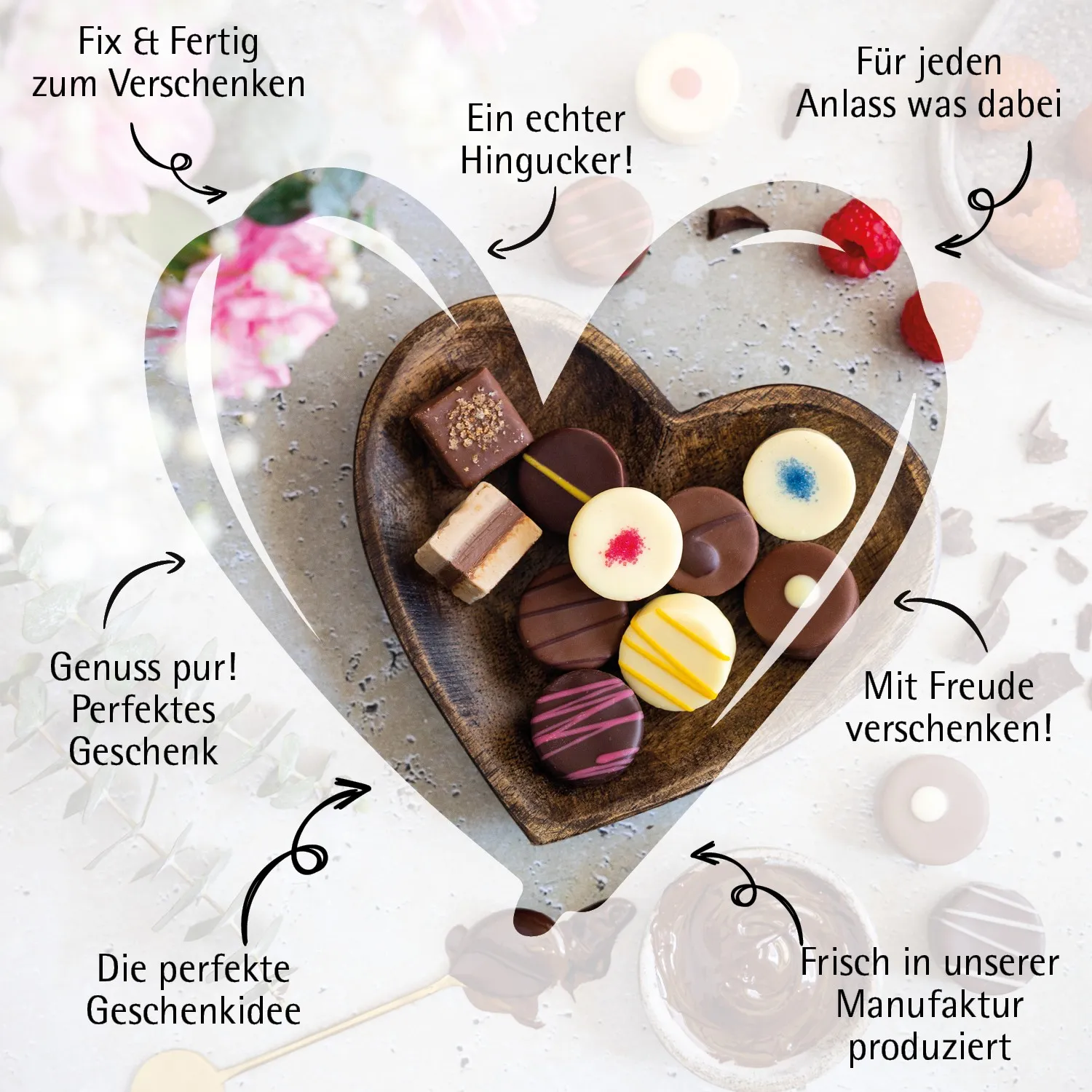 Muttertag & Vatertag Box White (Geschenkkorb)