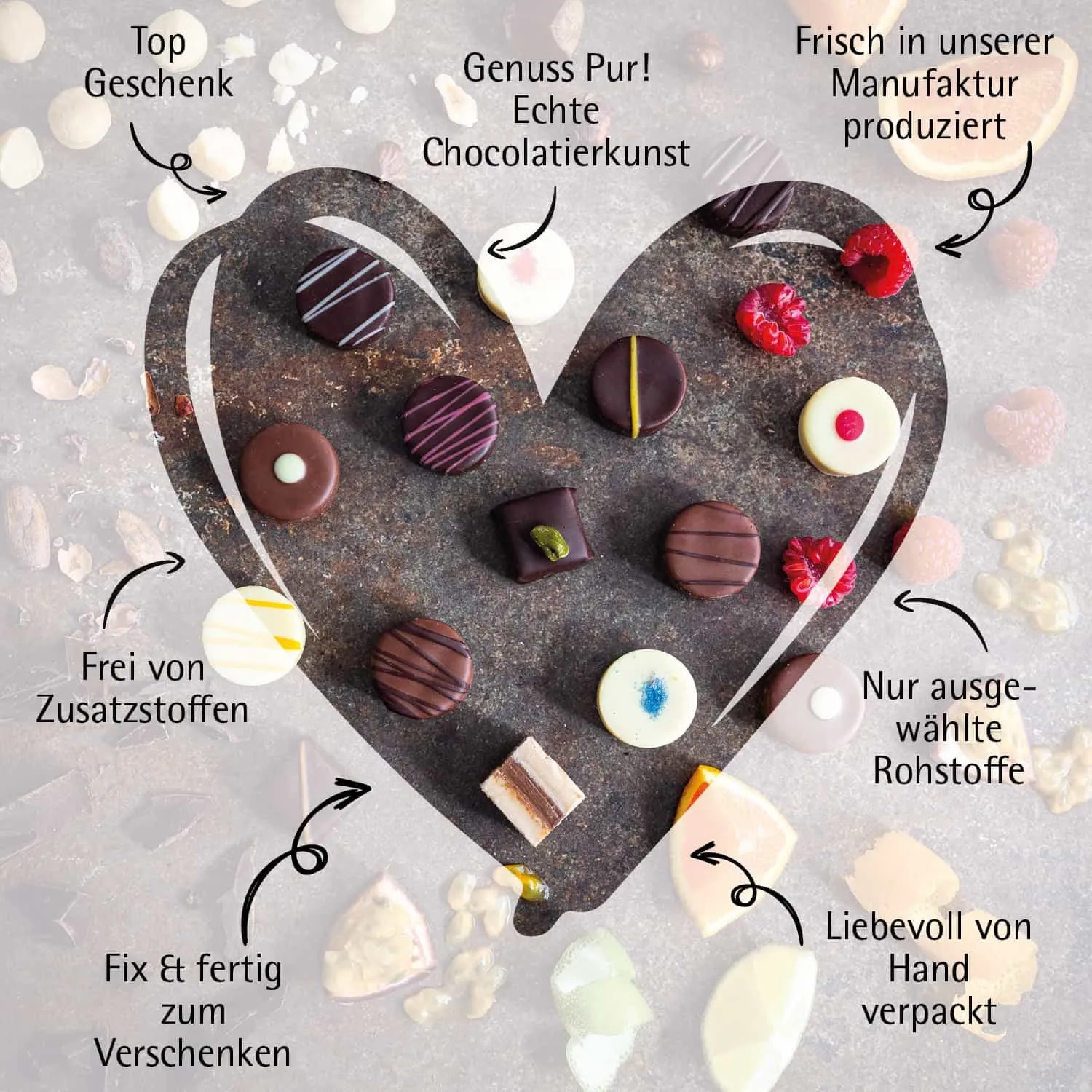 Dankeschön XXL (Pralinen Mix, ohne Alkohol)