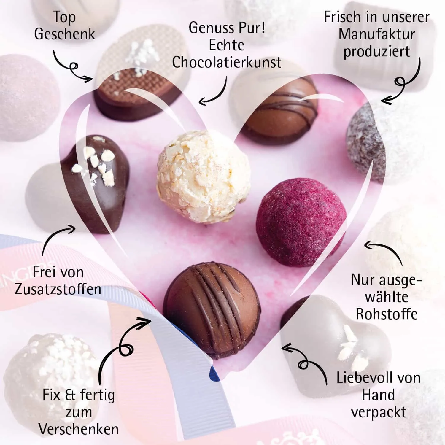 Frohe Ostern (Pralinen-Mix, vegan)