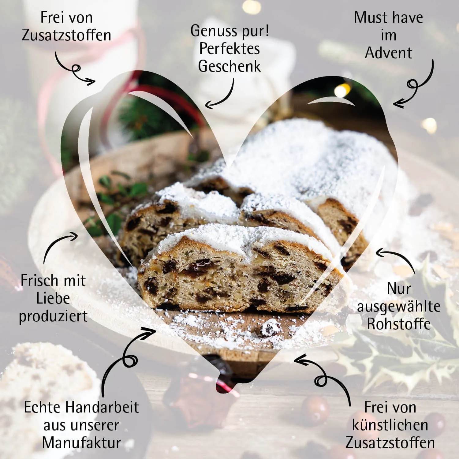 Traditioneller Christstollen (Christstollen)