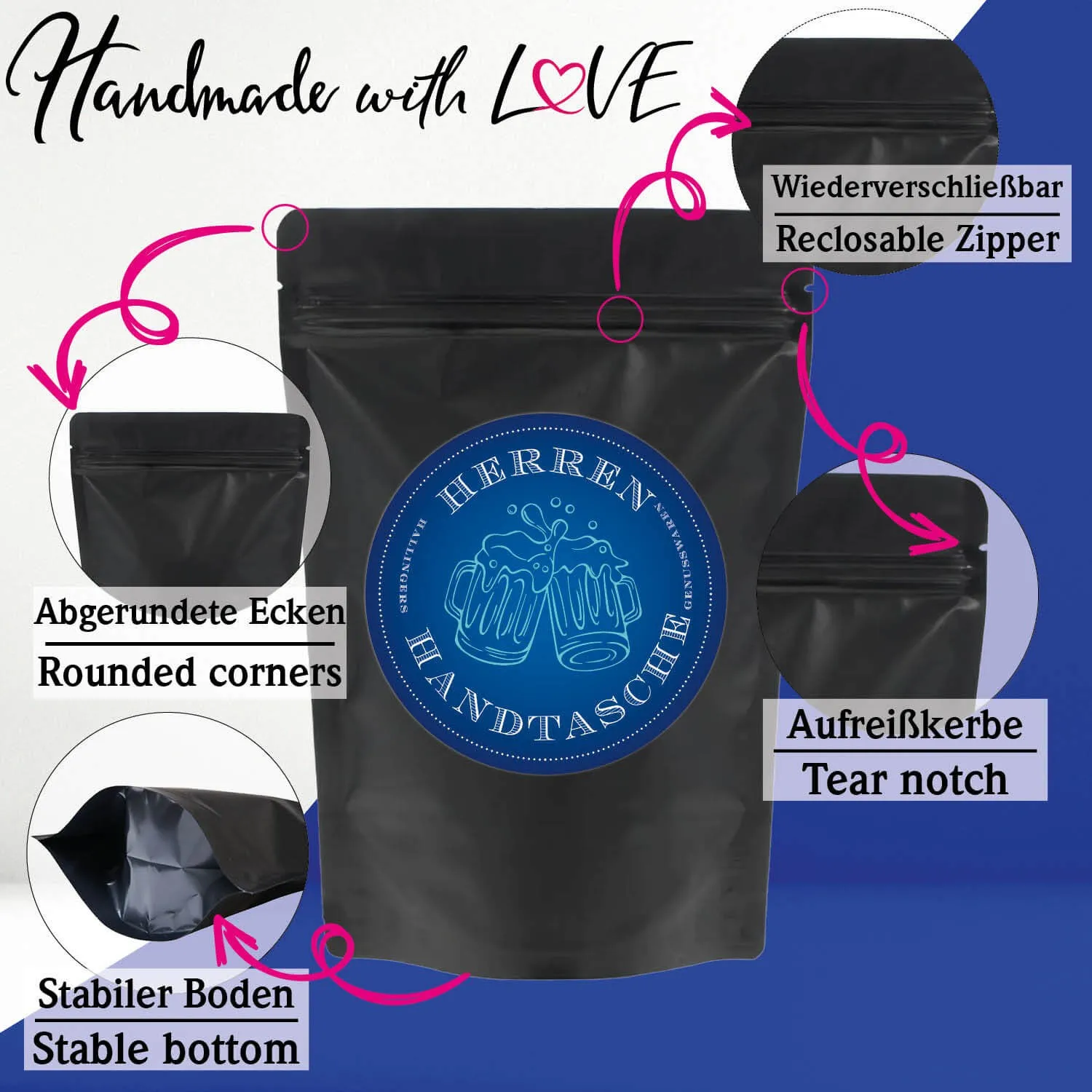 Herrenhandtasche XXL (Geschenkkorb)