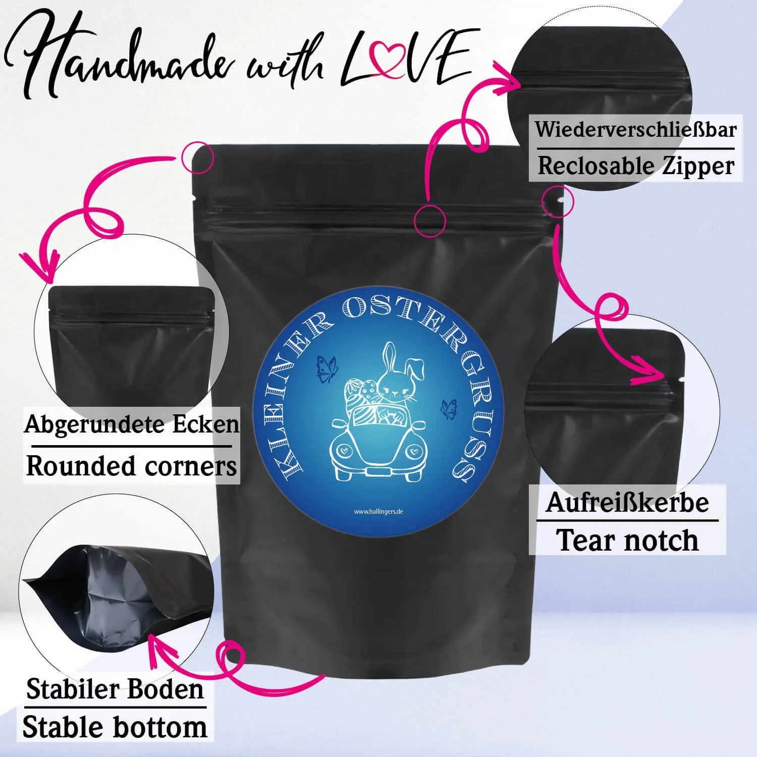 Kleiner Ostergruß - blue (Geschenkkorb)