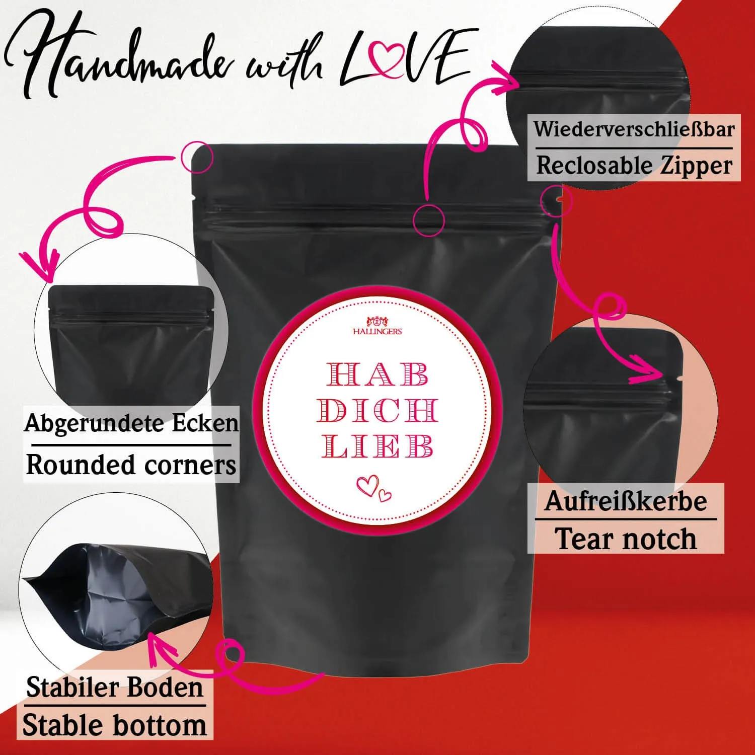 Hab Dich lieb XXL (Geschenkkorb)