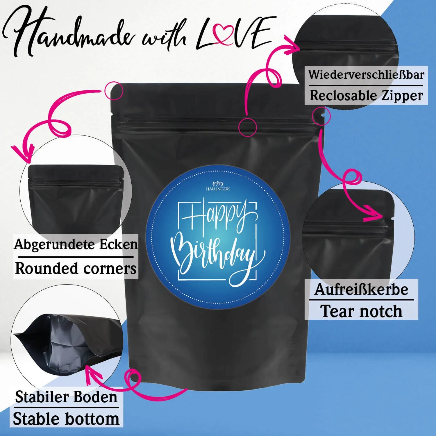 Happy Birthday Blue XXL (Geschenkkorb)