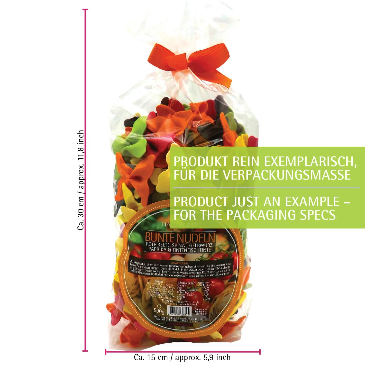 Bunte Nudeln im Mix (Italienische Pasta)