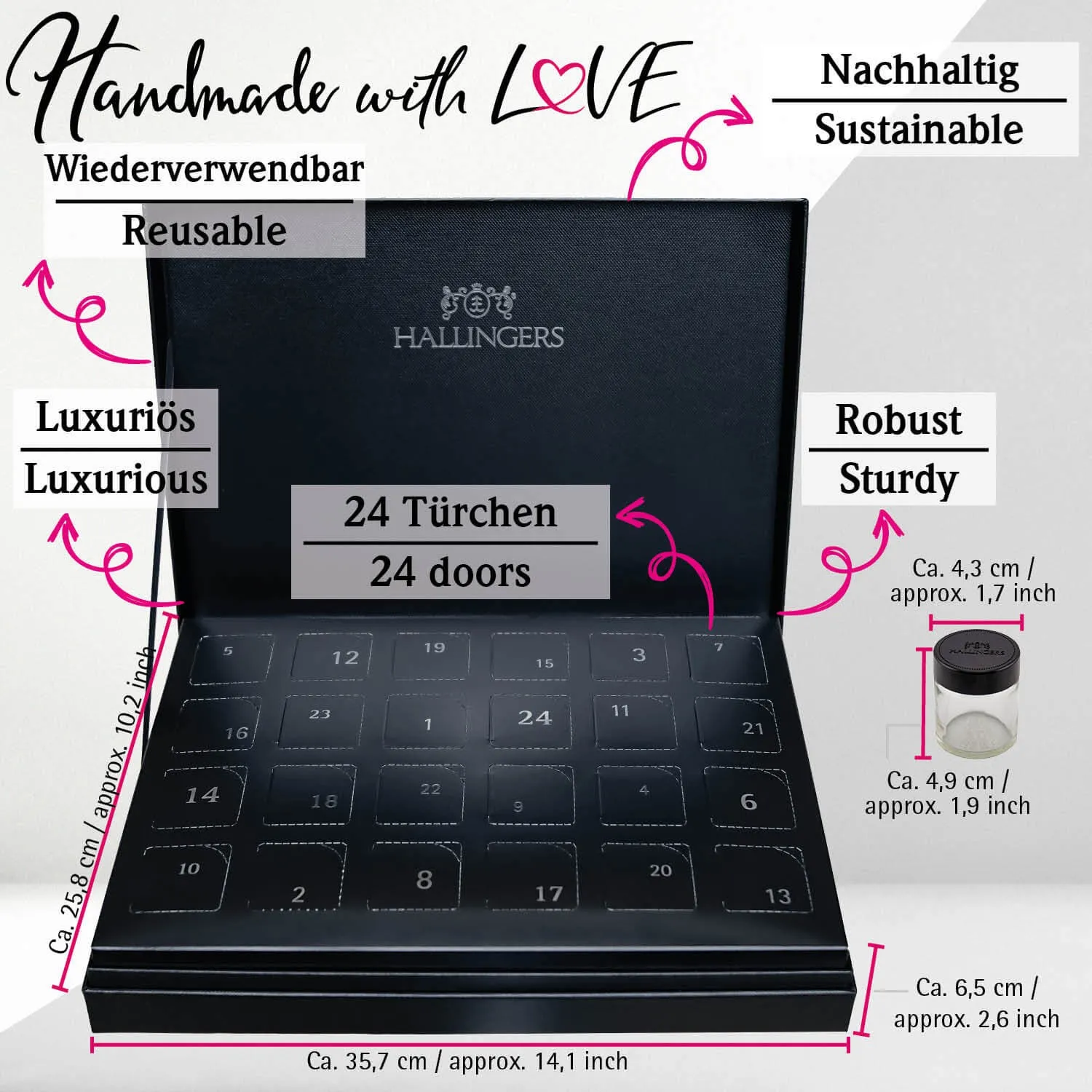 Nostalgische Altstadt (24 Winter-Gewürze im Glas)