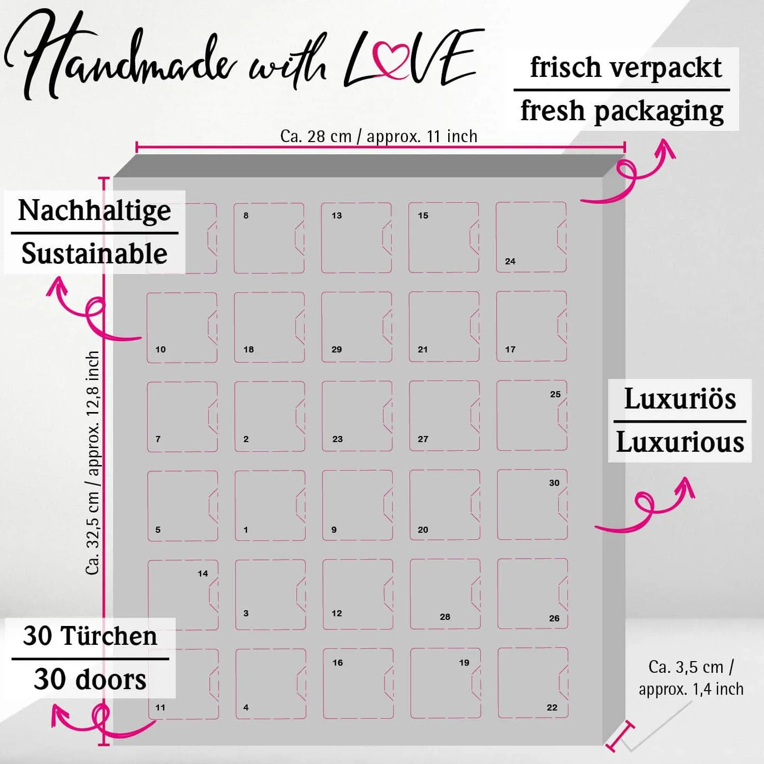 Weihnachtsfreude XXL (Pralinen Mix, ohne Alkohol)