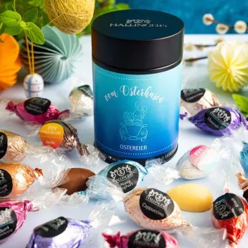 Vom Osterhasen (Pralinen-Ostereier-Mix, ohne Alkohol)
