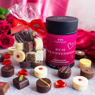 Zum Valentinstag - pink (Pralinen Mix, ohne Alkohol)