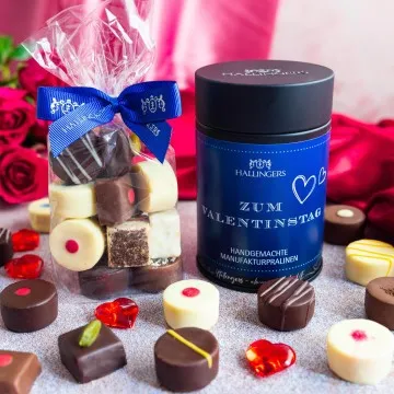 Zum Valentinstag - blue (Pralinen Mix, ohne Alkohol)
