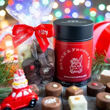 Danke & Frohes Fest (Pralinen Mix, ohne Alkohol)