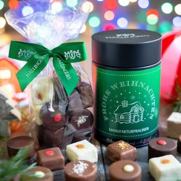 Frohe Weihnachten - Green (Pralinen Mix, ohne Alkohol)