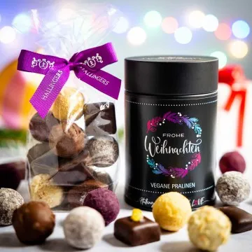 Frohe Weihnachten (Pralinen-Mix, vegan)