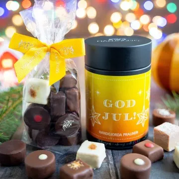 God Jul, yellow - Svenska (Pralinen Mix, ohne Alkohol)
