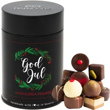 God Jul, Kranz - Svenska (Premiumdose) - Schwedische Edition Manufaktur Pralinen Geschenk handmade ohne Alkohol aus Edelkakao Schokolade (150g)