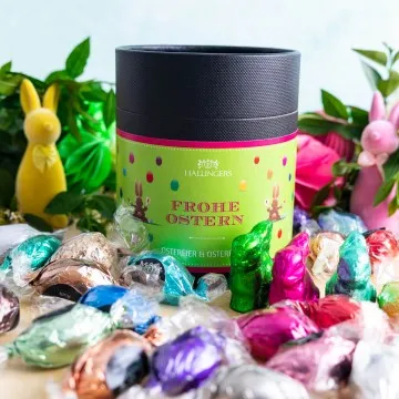 Frohe Ostern Hasenwerkstatt XXL (Pralinen-Ostereier-Mix)
