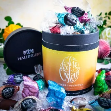 Frohe Ostern Osterei XXL (Pralinen-Ostereier-Mix)