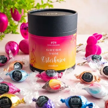 Gruß vom Osterhasen XXL (Pralinen-Ostereier-Mix, ohne Alkohol)