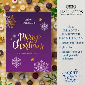 Frohe Weihnachten (Pralinen-Mix, vegan)