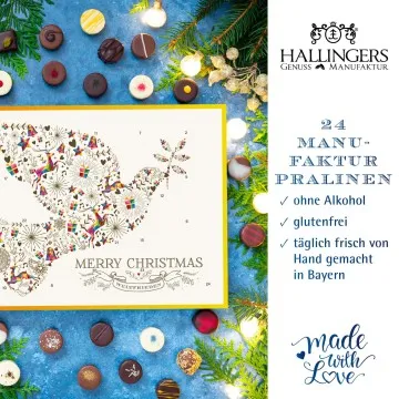 Weltfrieden - Pralinen, ohne Alkohol handmade