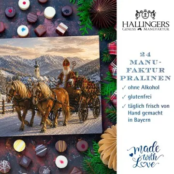 Nikolausfahrt - Pralinen, ohne Alkohol handmade