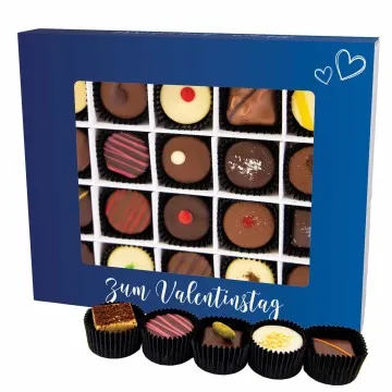 Zum Valentinstag - blue XL (Pralinen-Mix)