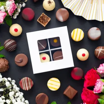 Glitzerweiß (Pralinen-Mix)