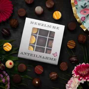 Herzliche Anteilnahme L (Pralinen-Mix)