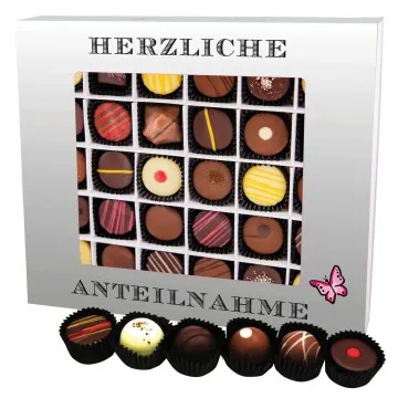 Herzliche Anteilnahme XXL (Pralinen-Mix)