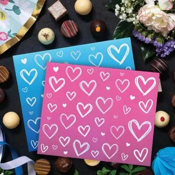 Pink&Blue Hearts 2x XL (Geschenkkorb)